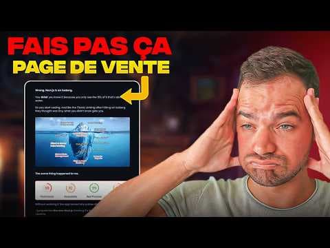 Comment Créer une Page de Vente ? (10 étapes - Formations, SAAS ...)