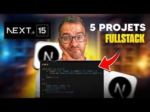 5 Idées de Projets FULLSTACK avec NEXT.JS